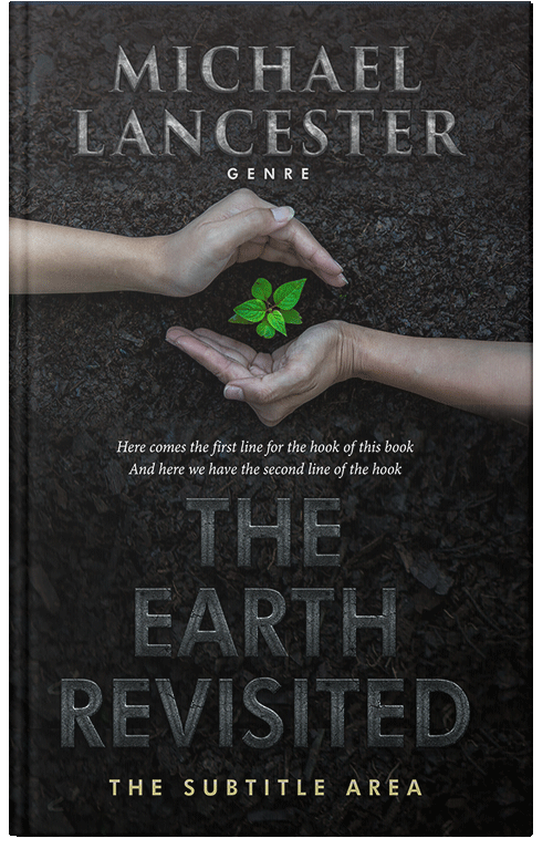 Front view of Premade Environment & Ecology Book Cover - Cod Gray