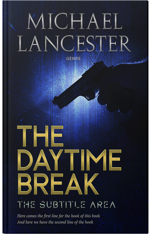 Front view of Premade Mystery & Thriller & Suspense Book Cover - Black Pearl