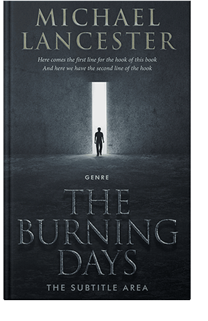 Pre Made Book Cover Ebony Clay