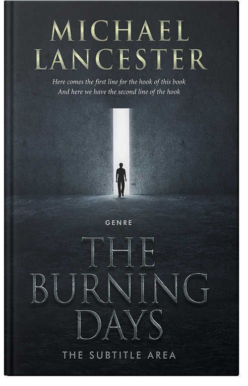 Front view of Premade Mystery & Thriller & Suspense Book Cover - Ebony Clay