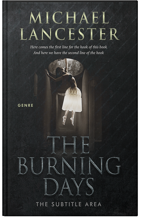 Front view of Premade Mystery & Thriller & Suspense Book Cover - Woodsmoke