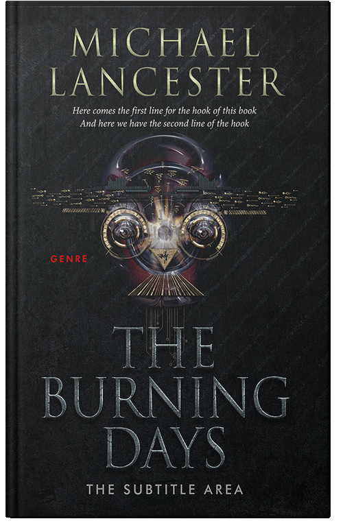 Front view of Premade Science Fiction Book Cover - Woodsmoke