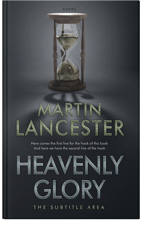 Front view of Premade Business Book Cover - Outer Space