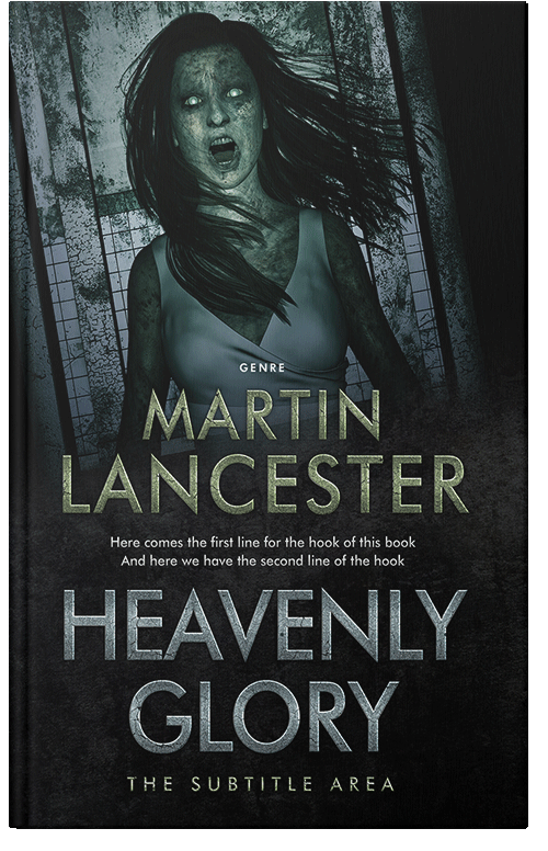 Front view of Premade Horror Book Cover - Woodsmoke