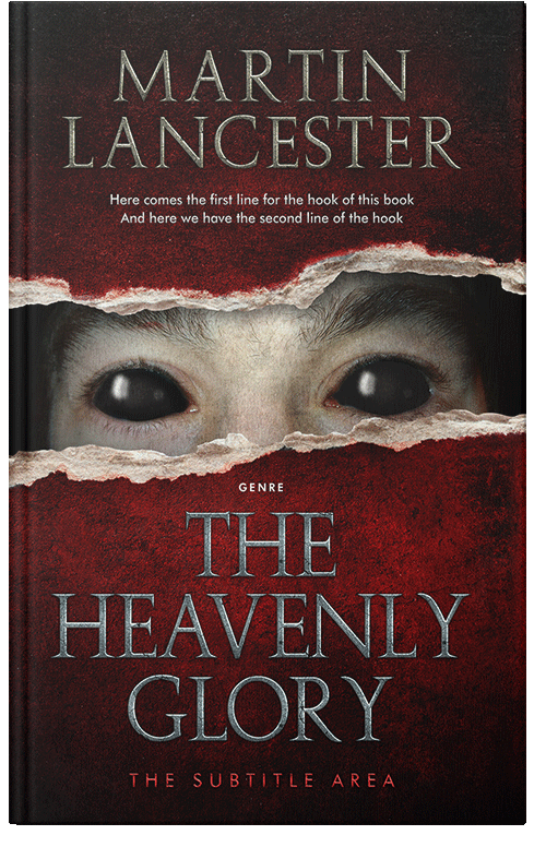 Front view of Premade Horror Book Cover - Coffee Bean