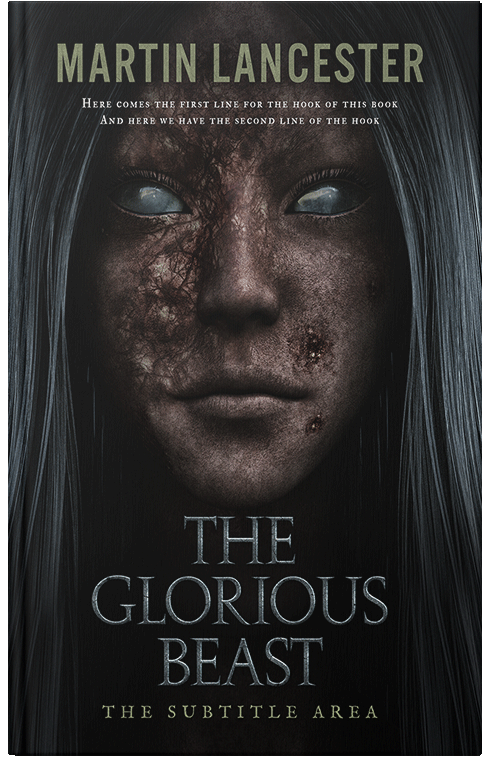 Front view of Premade Horror Book Cover - Cod Gray