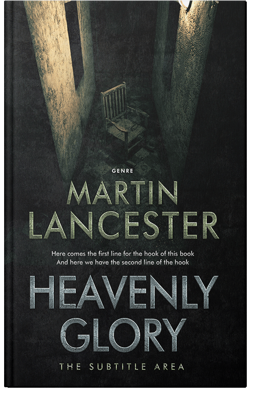 Front view of Premade Mystery & Thriller & Suspense Book Cover - Woodsmoke