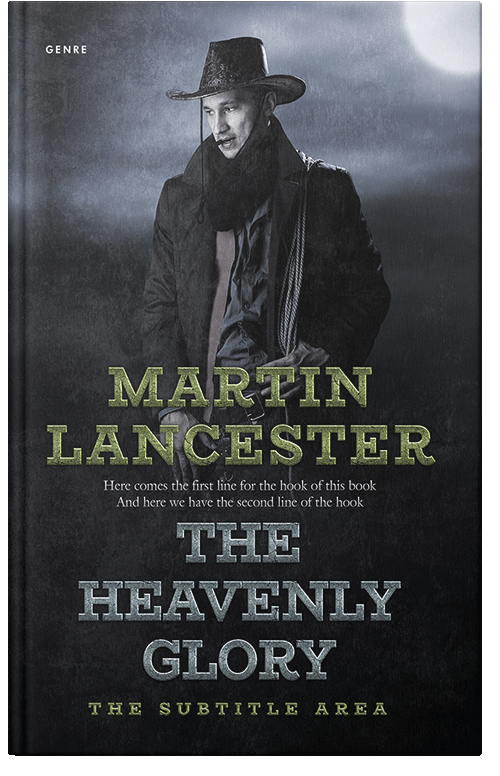 Front view of Premade Fantasy Book Cover - Shark