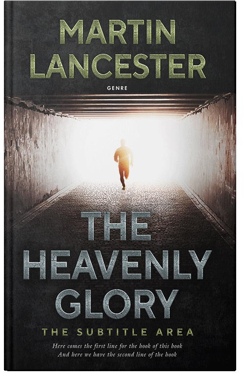 Front view of Premade Mystery & Thriller & Suspense Book Cover - Swirl