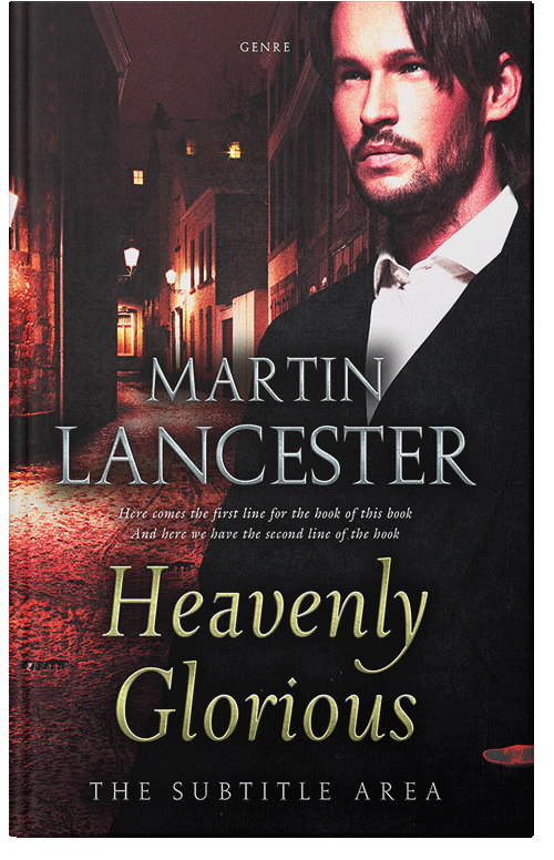 Front view of Premade Mystery & Thriller & Suspense Book Cover - Petite Orchid