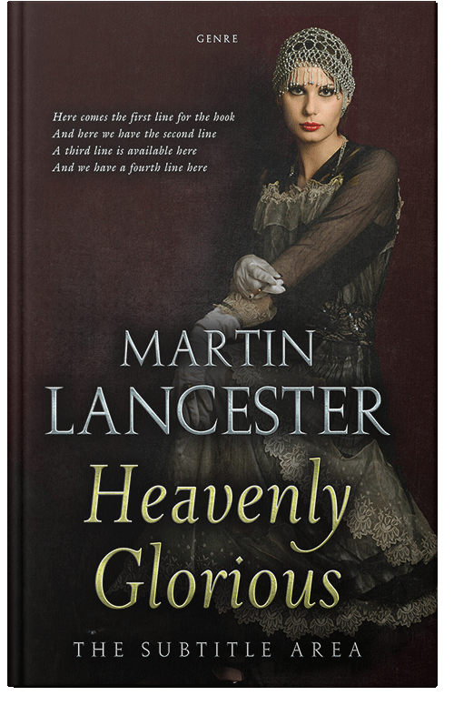 Front view of Premade Historical Book Cover - Gondola