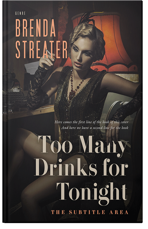 Front view of Premade Action & Adventure Book Cover - Cod Gray