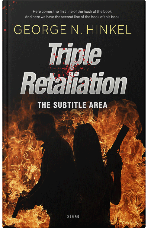 Front view of Premade Mystery & Thriller & Suspense Book Cover - Asphalt