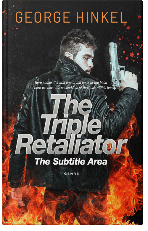 Front view of Premade Mystery & Thriller & Suspense Book Cover - Zeus