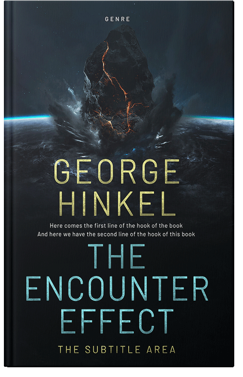 Front view of Premade Apocalyptica Book Cover - Bunker