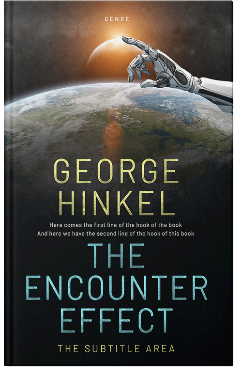 Front view of Premade Science Fiction Book Cover - Woodsmoke