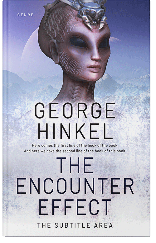 Front view of Premade Science Fiction Book Cover - Snuff