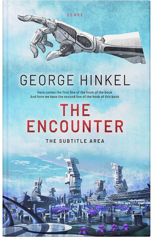 Front view of Premade Science Fiction Book Cover - Spindle