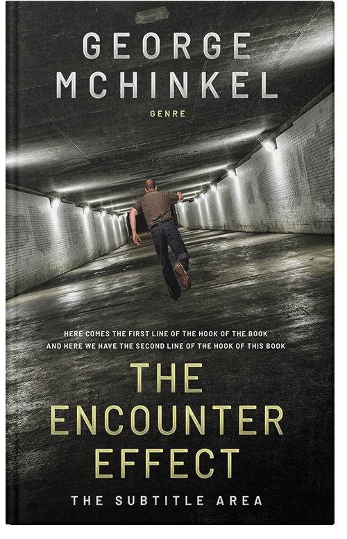 Front view of Premade Mystery & Thriller & Suspense Book Cover - Log Cabin