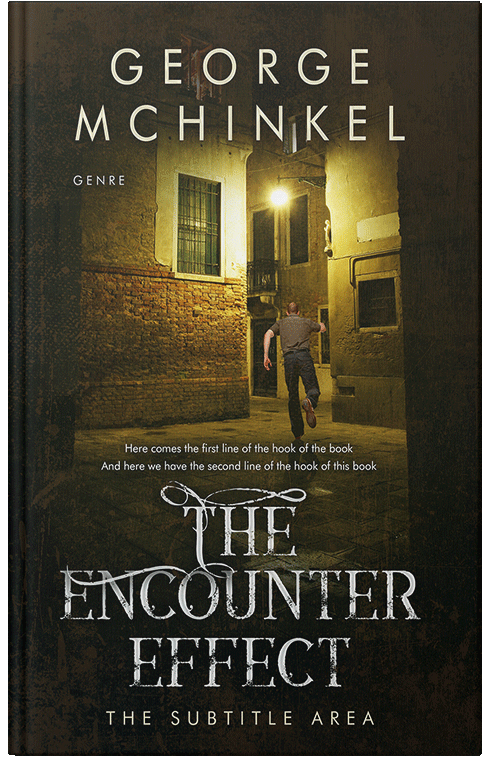 Front view of Premade Mystery & Thriller & Suspense Book Cover - Mikado