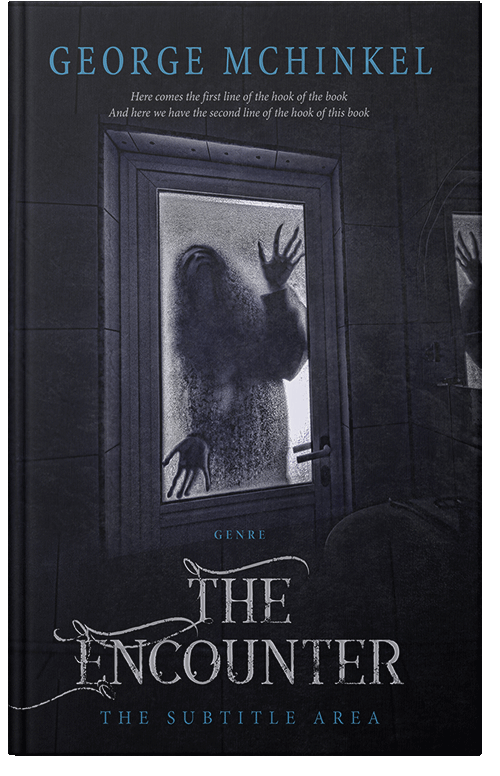 Front view of Premade Horror Book Cover - Cinder