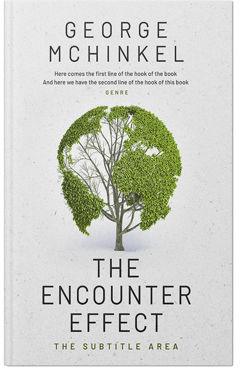 Front view of Premade Environment & Ecology Book Cover - Desert Storm