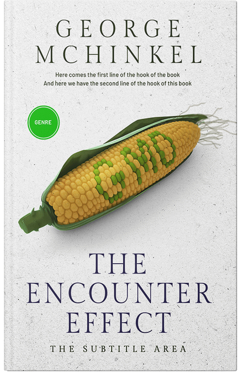 Front view of Premade Science & Nature Book Cover - Gallery