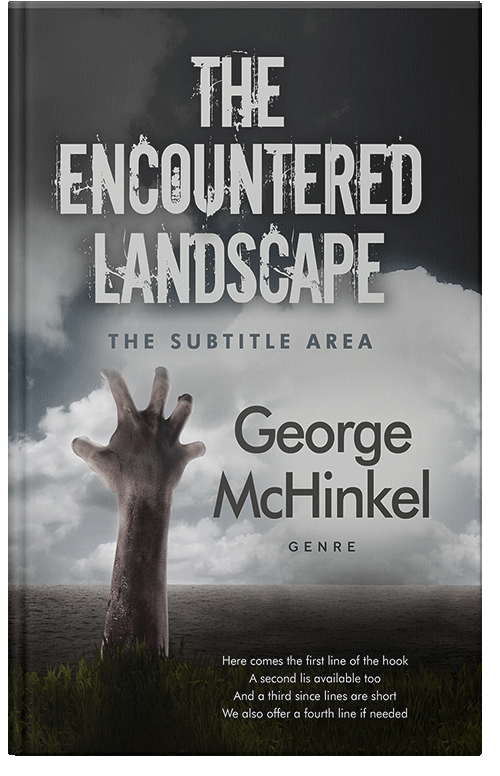 Front view of Premade Apocalyptica Book Cover - Pumice