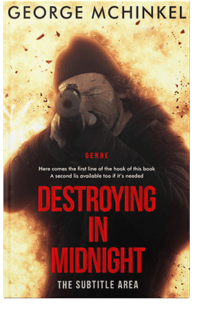 Pre Made Book Cover Manhattan