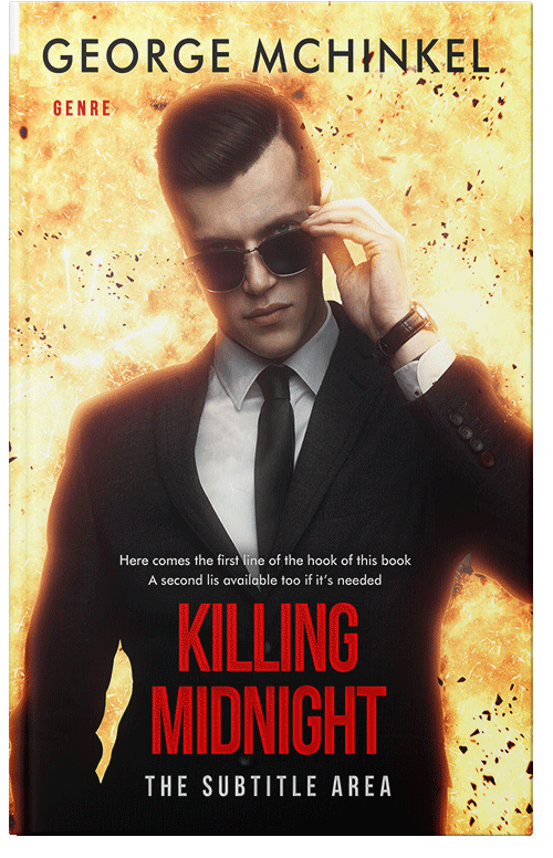 Front view of Premade Action & Adventure Book Cover - Gondola