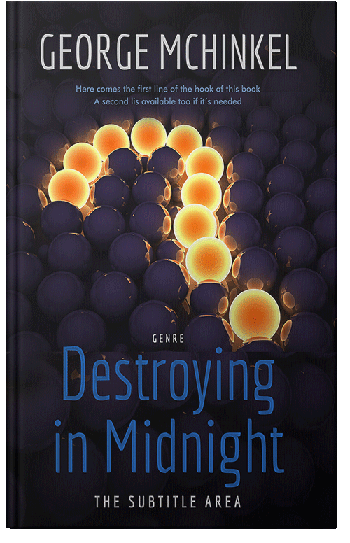 Front view of Premade Education Book Cover - Cinder