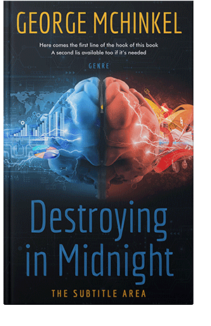 Pre Made Book Cover Burning Sand