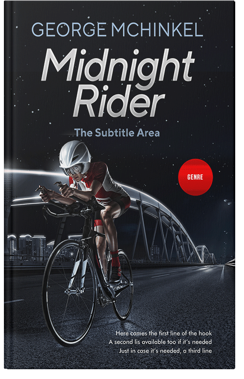 Front view of Premade Sports & Fitness Book Cover - Cinder