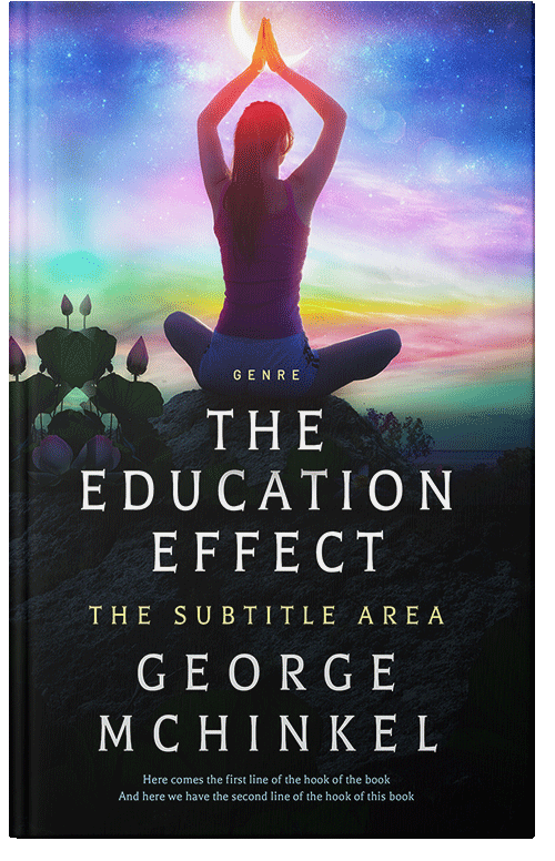 Front view of Premade Health & Mind & Body Book Cover - Woodsmoke