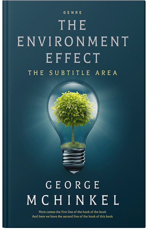 Front view of Premade Environment & Ecology Book Cover - Tarawera