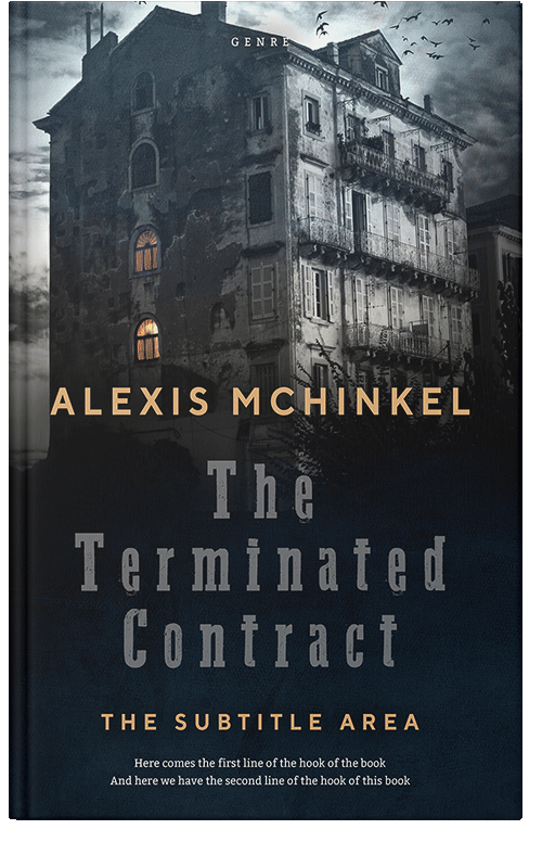 Front view of Premade Horror Book Cover - Mirage