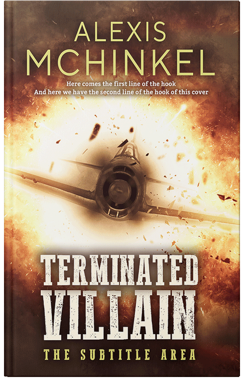 Front view of Premade Historical Book Cover - Citrine White