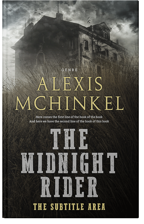 Front view of Premade Mystery & Thriller & Suspense Book Cover - Zeus