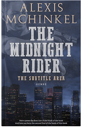 Pre Made Book Cover Ebony Clay