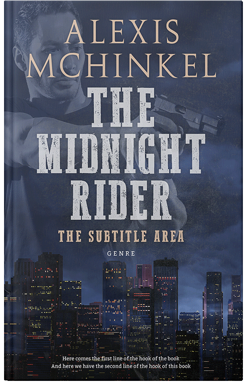 Front view of Premade Romance Book Cover - Ebony Clay