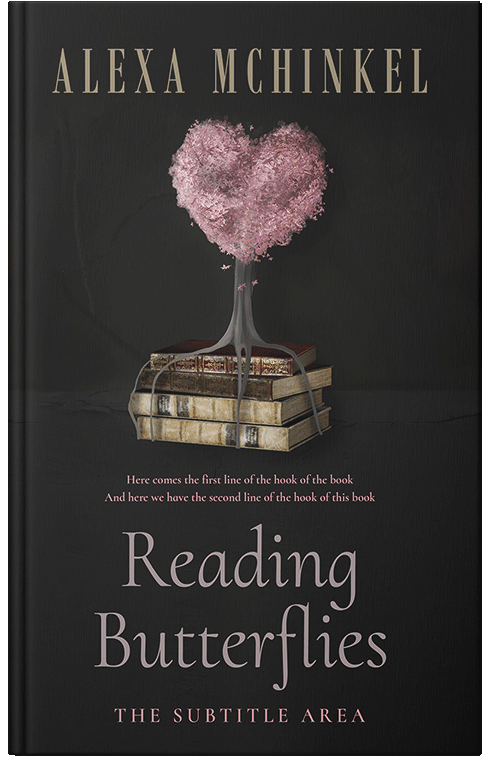 Front view of Premade Romance Book Cover - Cod Gray