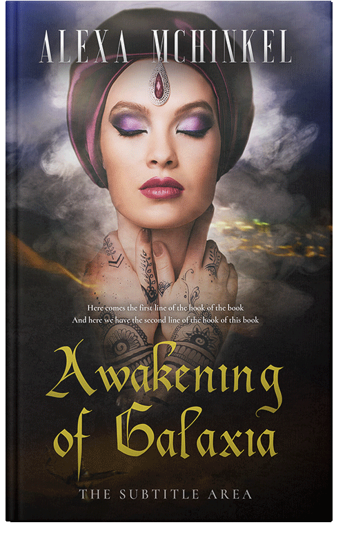 Front view of Premade Fantasy Book Cover - Cocoa Brown