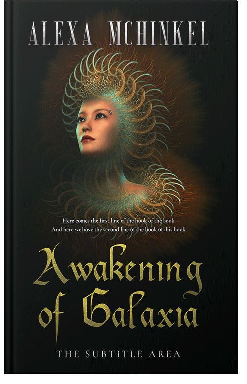 Front view of Premade Fantasy Book Cover - Eternity