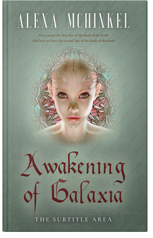 Front view of Stack #4219 - Premade Science Fiction Book Cover