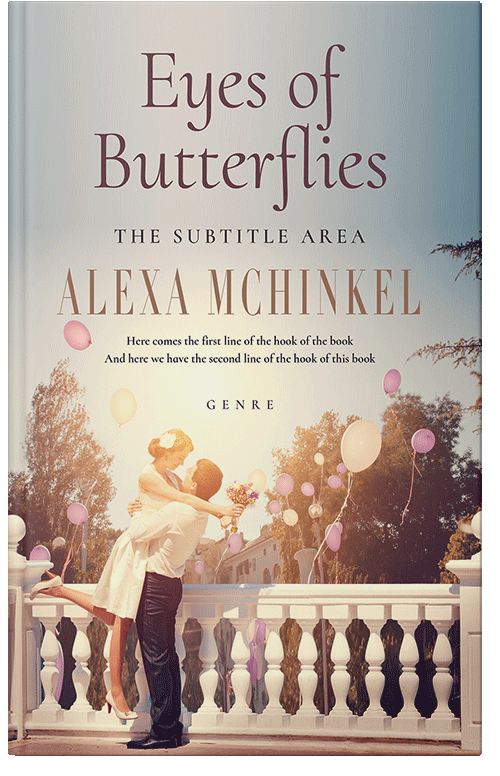 Front view of Premade Romance Book Cover - Sisal