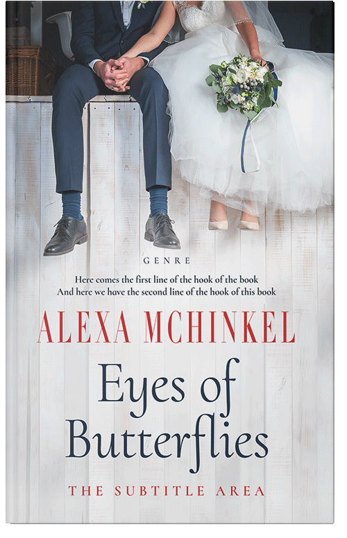 Front view of Premade Romance Book Cover - Mischka