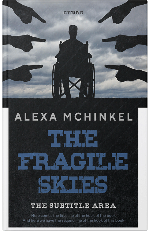 Front view of Premade Politics & Law & Society Book Cover - Aluminium