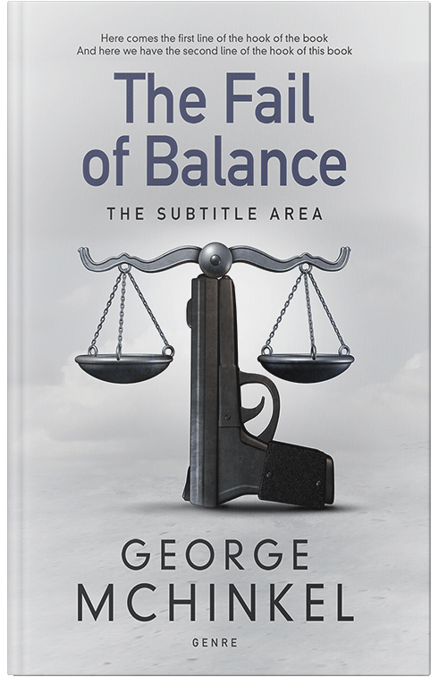 Front view of Premade Mystery & Thriller & Suspense Book Cover - Iron