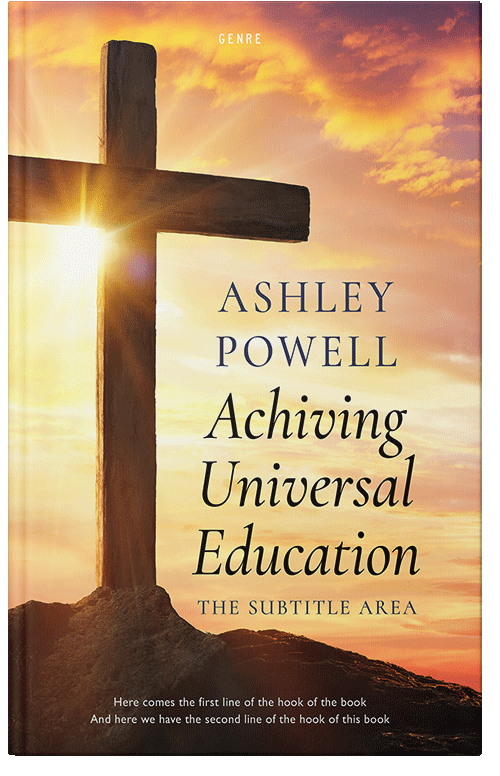 Front view of Premade Religion & Spirituality Book Cover - Cedar