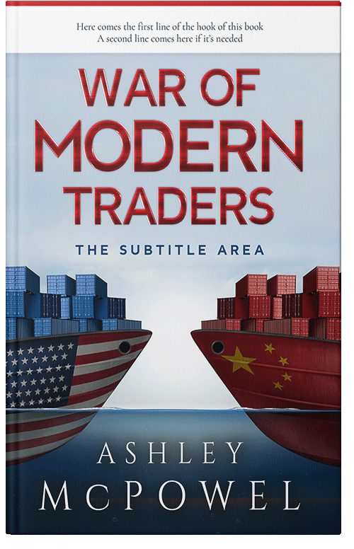 Front view of Premade Business Book Cover - Ebony Clay